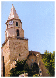 Photograph of the bell-tower of Accoules